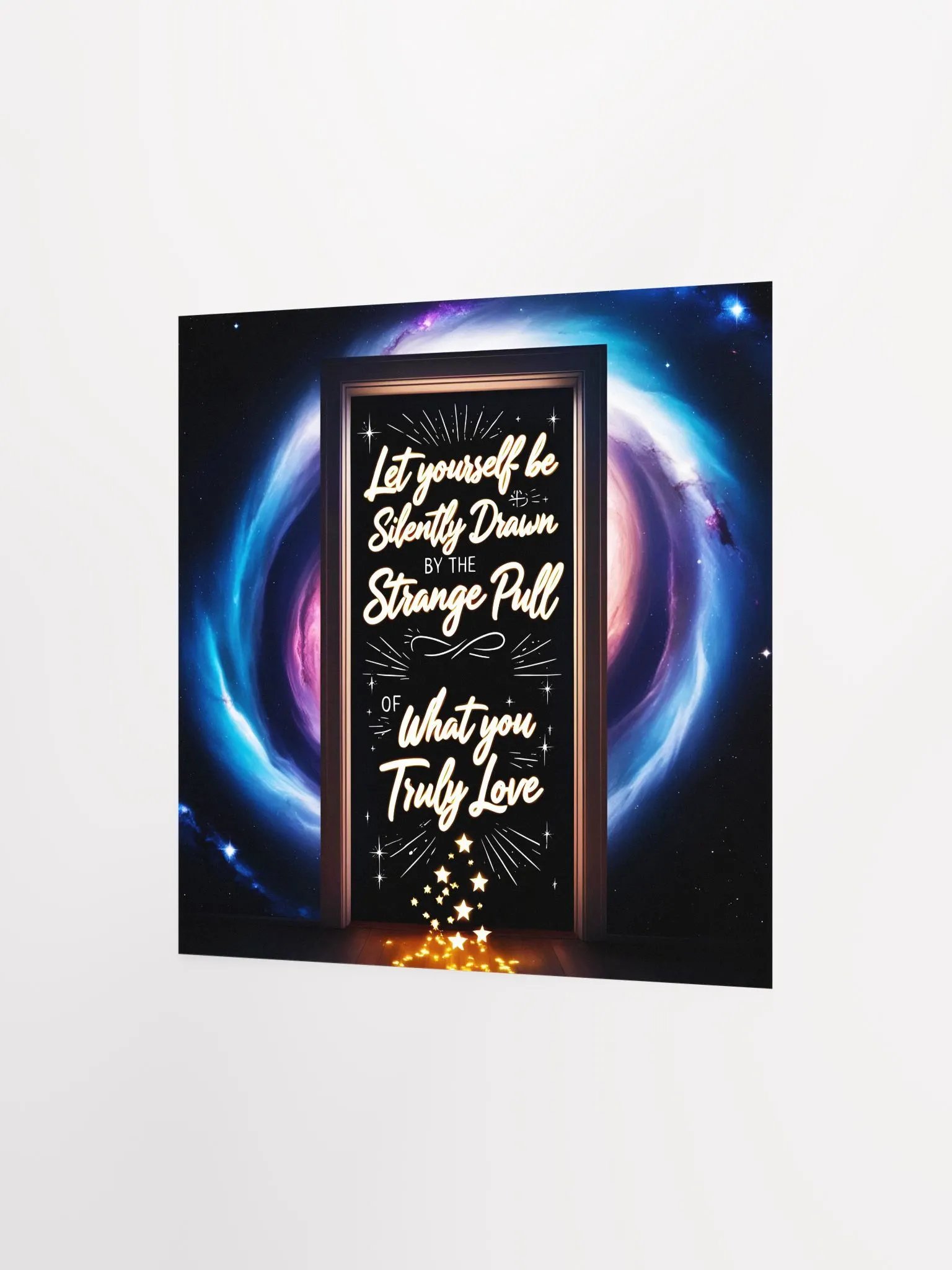 Let yourself be silently drawn by the strange pull of what you truly love - Enhanced Matte Paper Poster product image (8)