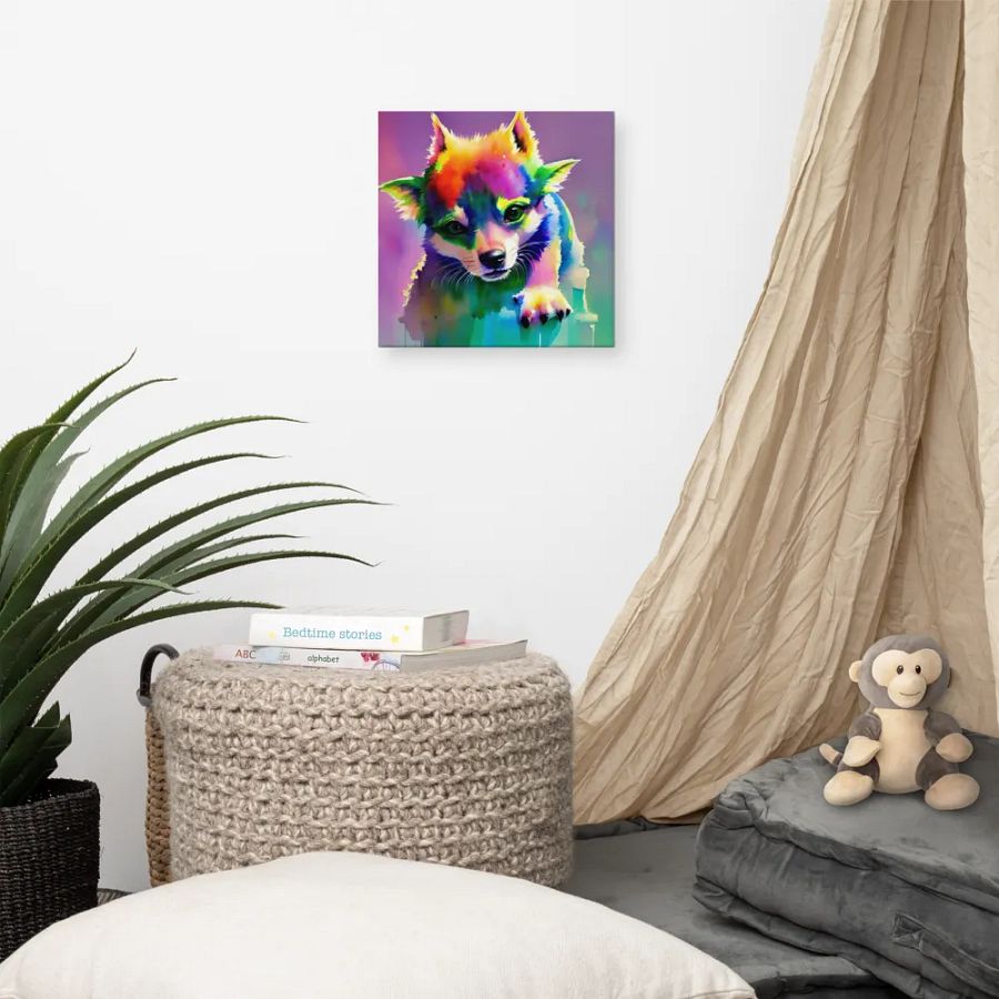 Cute Dog Digital Painting - v12 product image (7)
