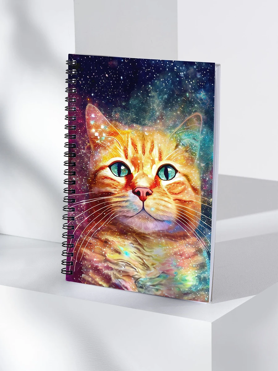 Among The Stars - Ginger Cat Spiral Notebook product image (4)