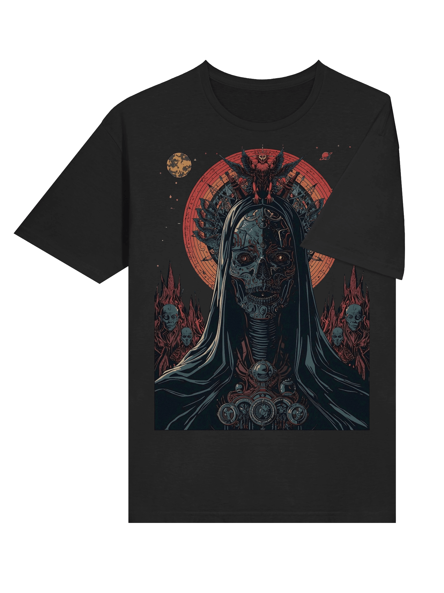 Neon Gothic Skull T-Shirt product image (9)