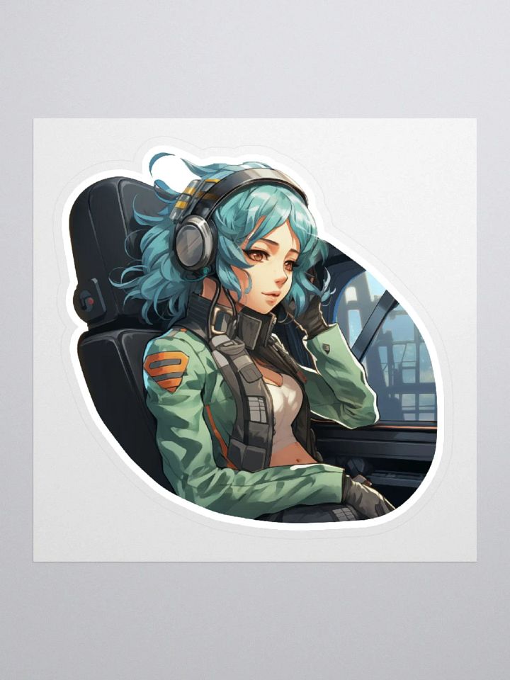 Anime Pin Up Sticker Sticker product image (2)