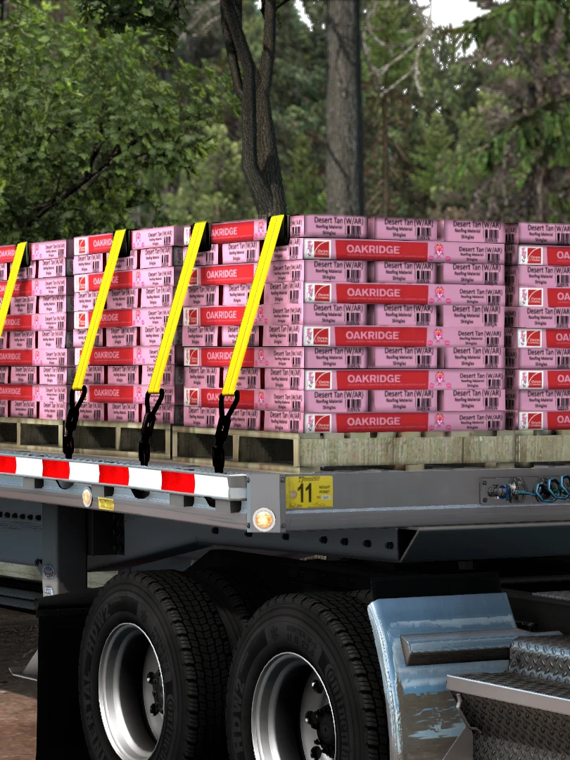 Bowed Flatbed Trailer for American Truck Simulator product image (10)