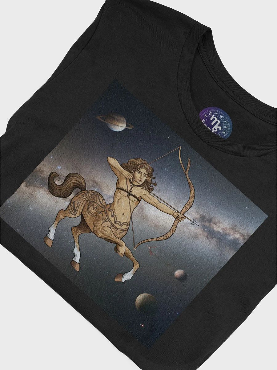 Sagittarius Zodiac Unisex Supersoft T-Shirt with Celestial Design product image (7)