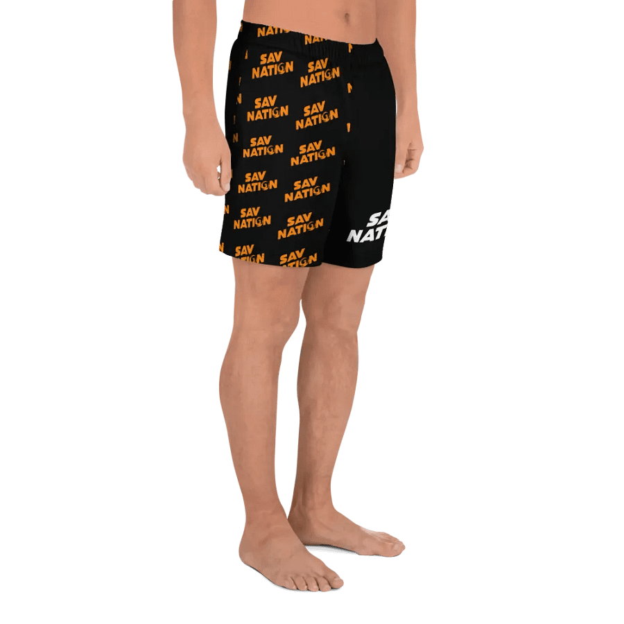Orange Sav Nation Printed Shorts product image (3)