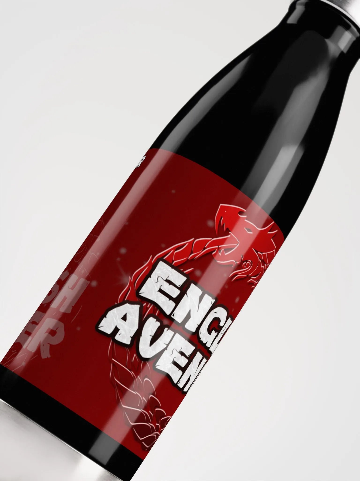 English Avenger Channel Logo Graphic Water Bottle product image (5)