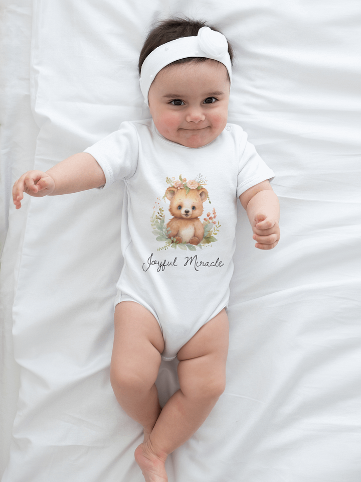 Boho Woodland Bear - Floral Whimsy: Joyful Miracle product image (1)
