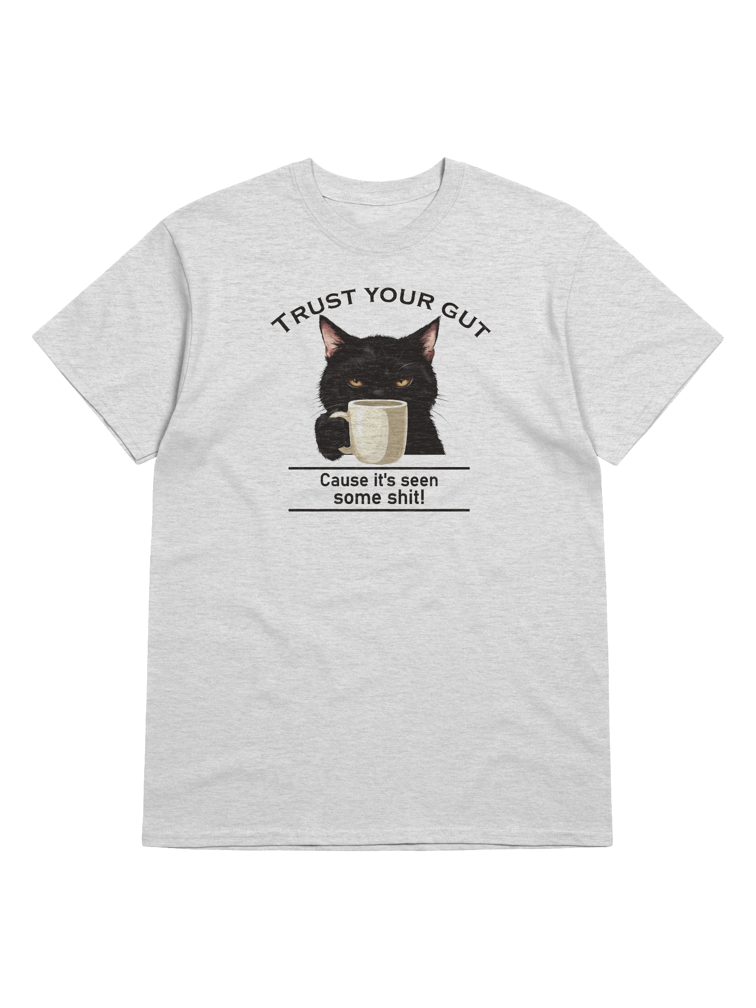 Trust Your Gut Light Version Unisex Heavyweight Graphic T-Shirt product image (5)