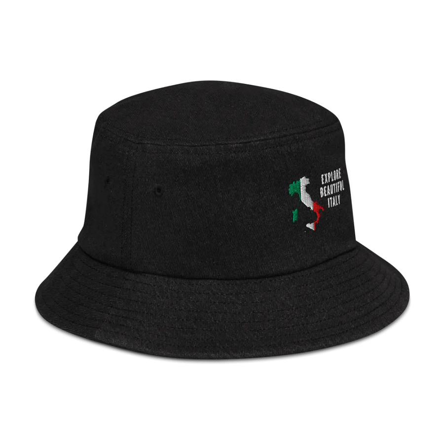 Italian Pride Denim Bucket Hat product image (5)