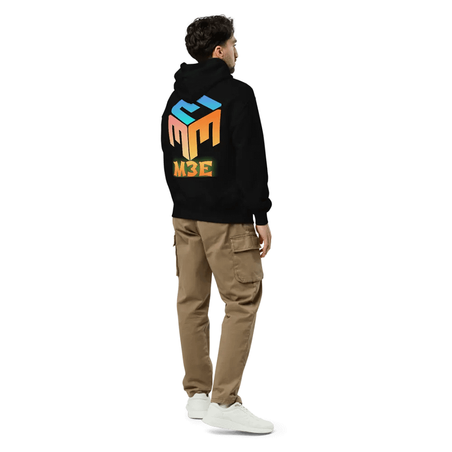 Vibrant Geometric Cubic Unisex Hoodie product image (4)