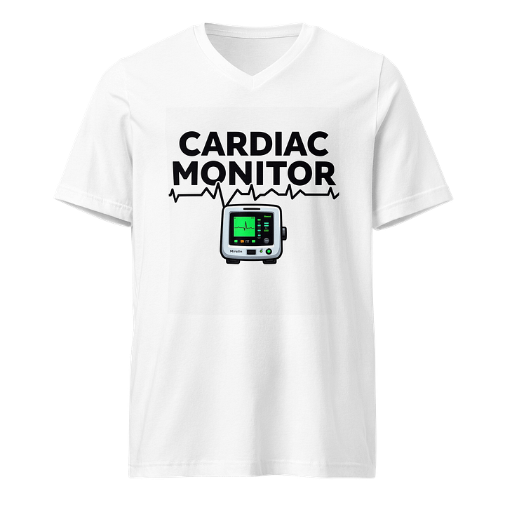 Heartbeat ECG V-Neck Tee product image (1)
