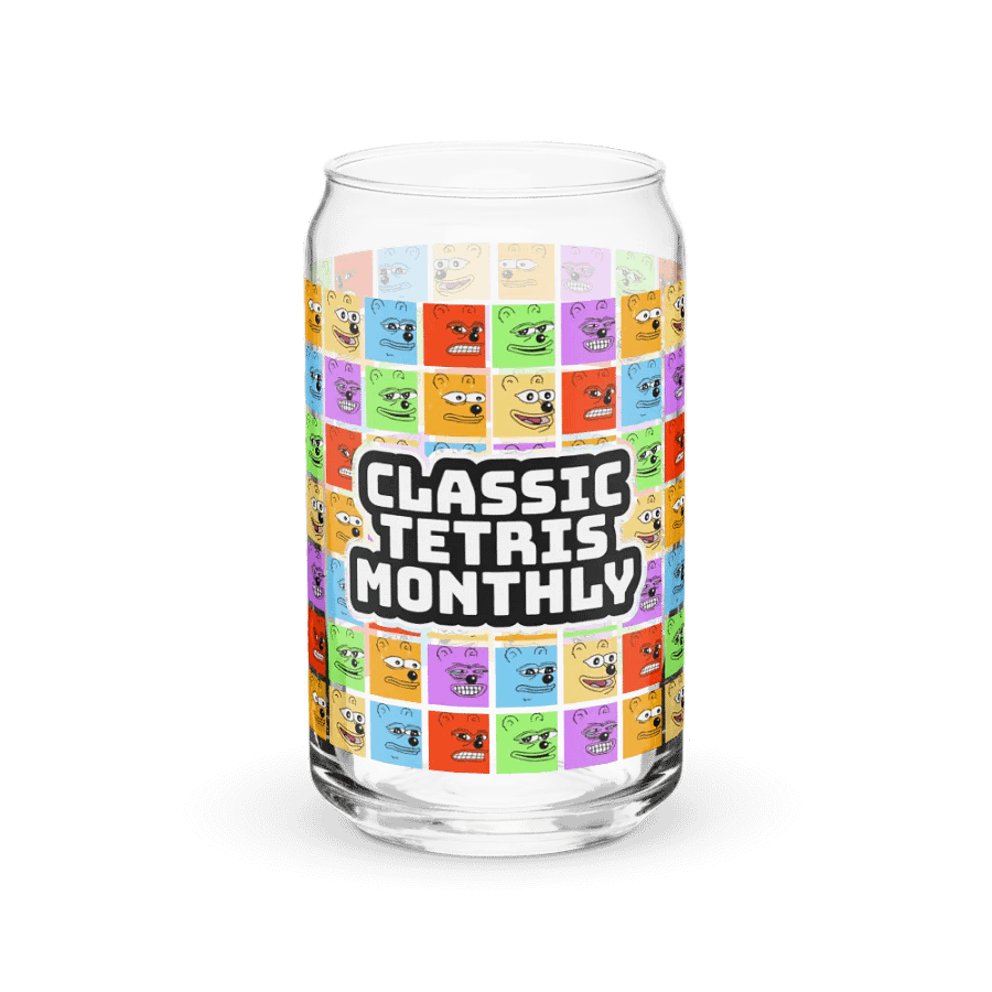 CTM Throwback Bear Tribute Can Glass product image (1)
