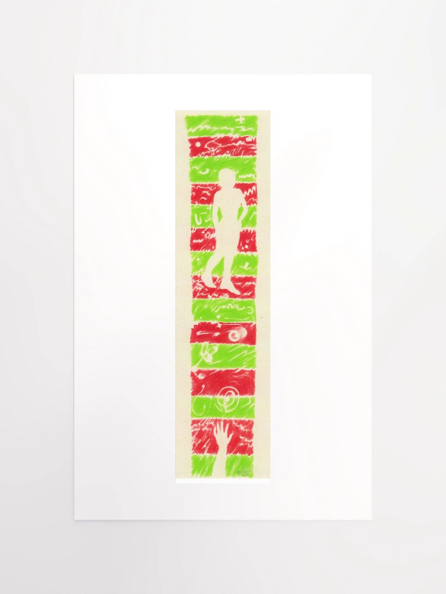Woman in Red & Green 01.10.90 print product image (4)