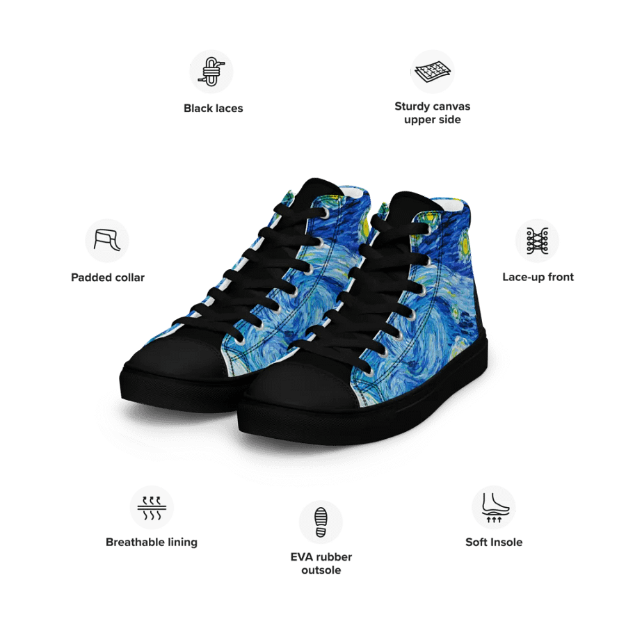 Starry Night - Women's High Top product image (8)