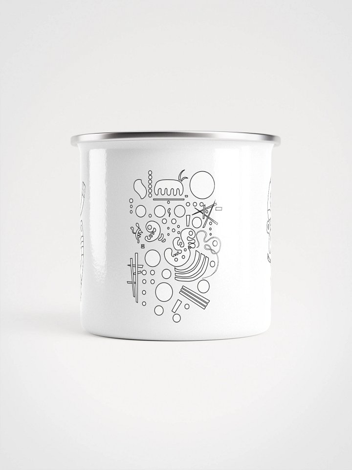 Color-Your-Own Kandinsky Enamel Mug product image (2)