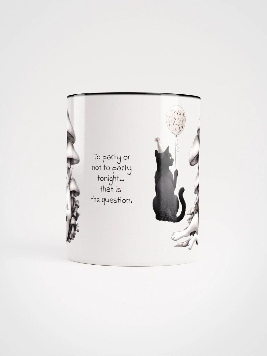 Extrovert Black Cat and Introvert White Cat Coloured Mug product image (5)