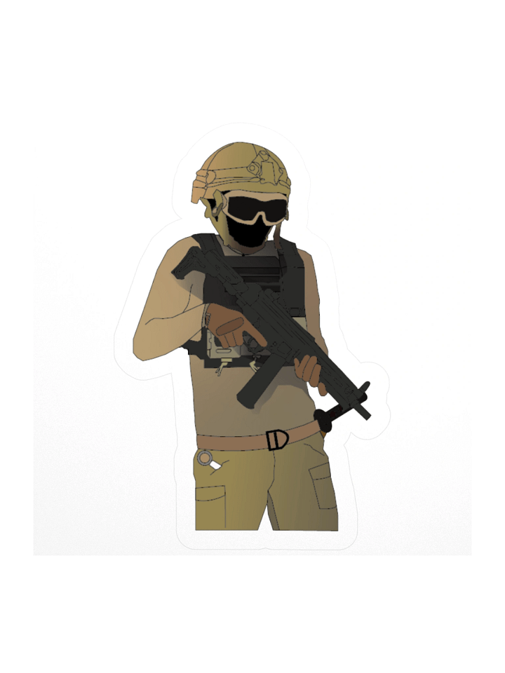 Cartoon Shogun Sticker product image (2)