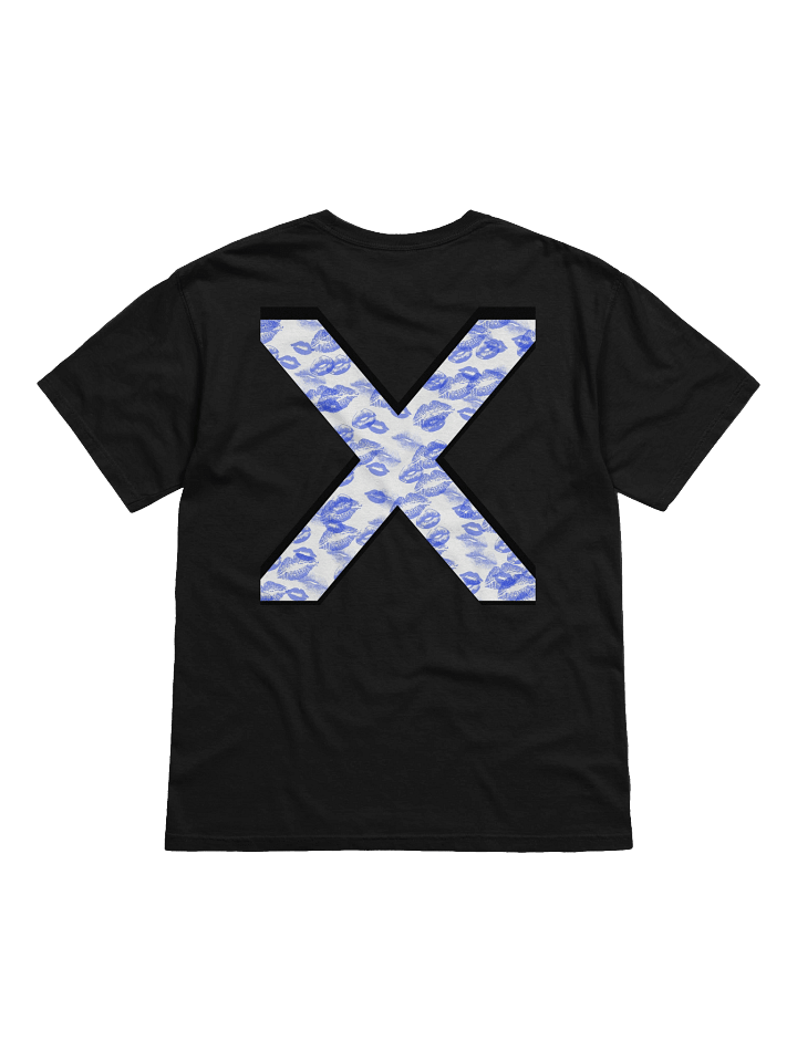 White X Blue Lipstick Kisses | Shirt product image (16)