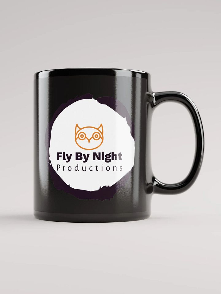 Fly By Night Productions Black Glossy Mug product image (2)