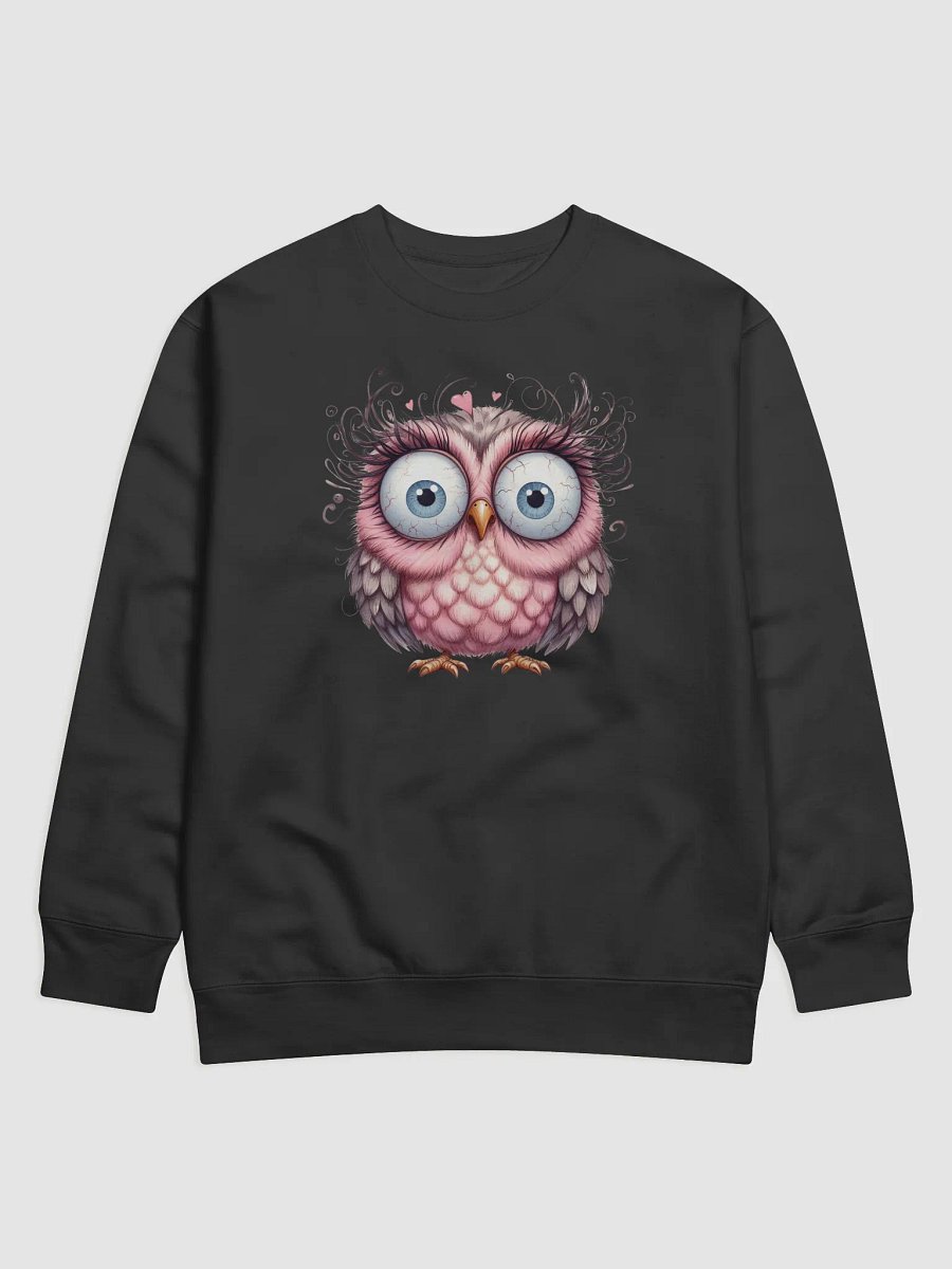 Whimsical Owl Pink Sweatshirt product image (1)