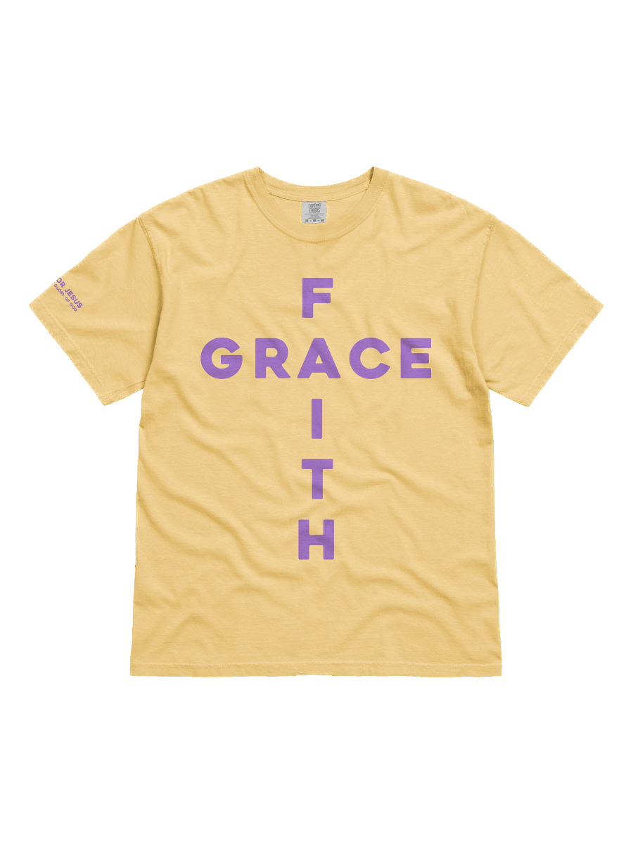 By Grace Through Faith Cross T-Shirt product image (2)