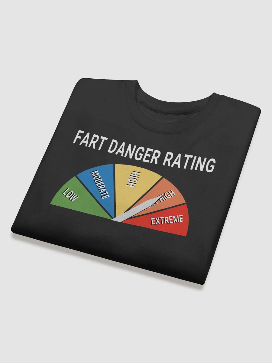 Fart Danger Rating Funny Farting Dad Joke design product image (4)