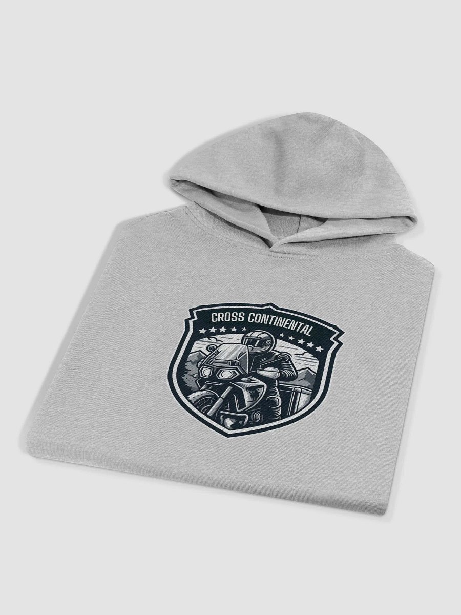 Cross Continental Motorcycle Emblem Hoodie | AI Design cross continental touring product image (1)