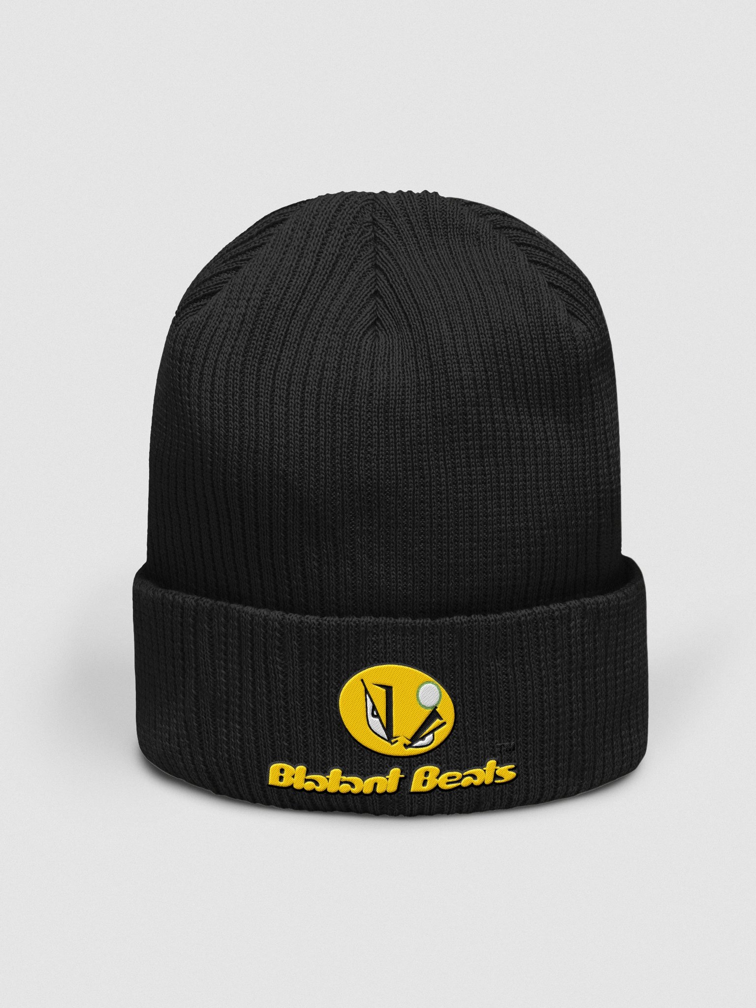 Blatant Beats Organic Ribbed Beanie product image (1)