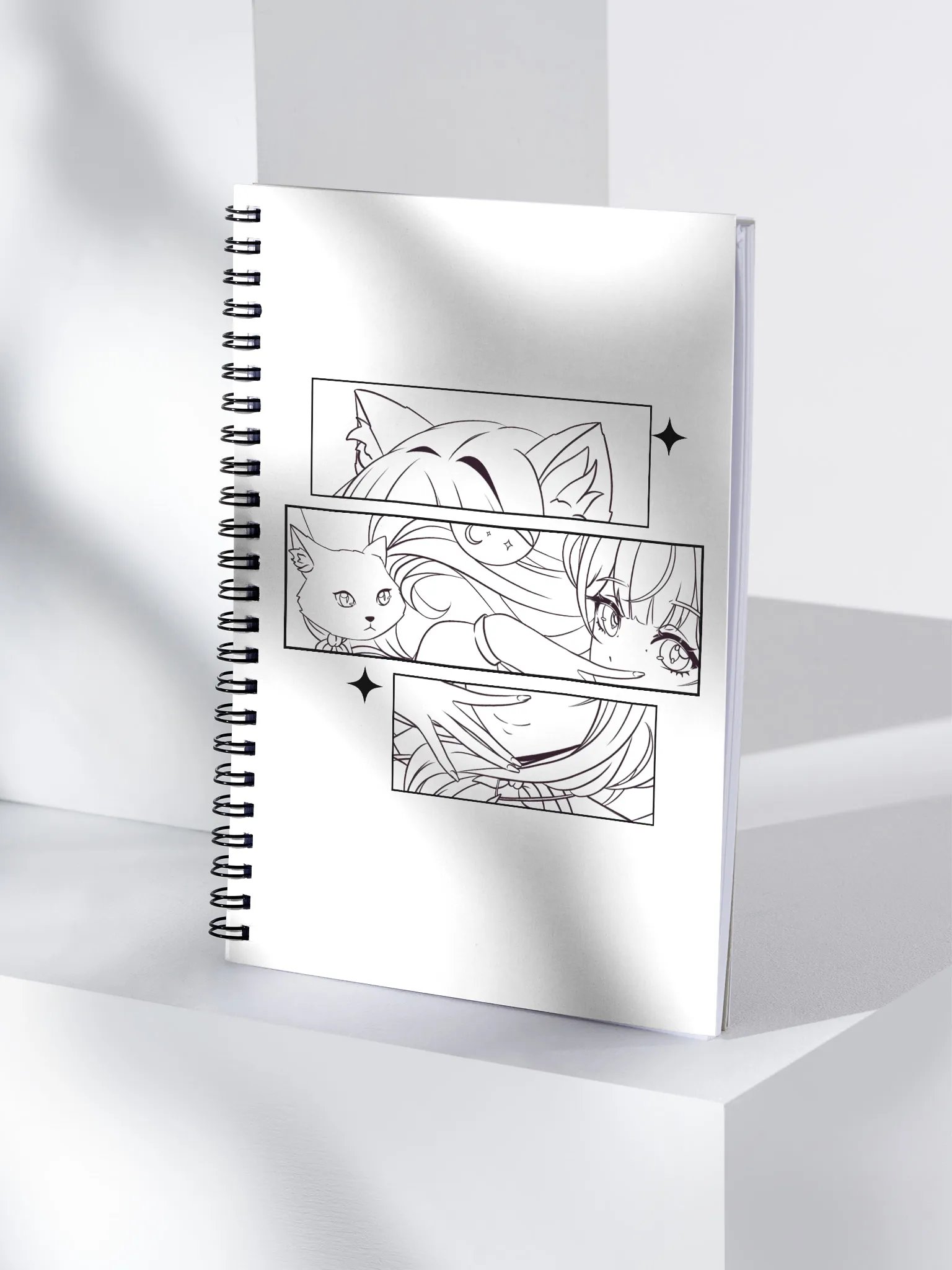 Cat-Eared Anime Notebook product image (4)
