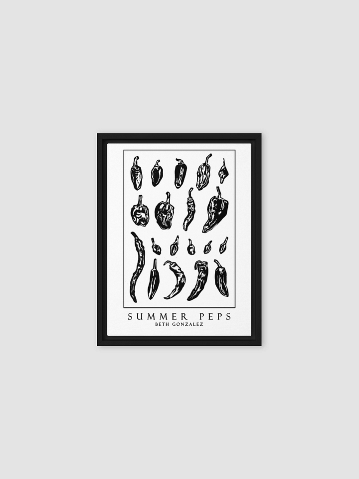 Summer Peps Framed Canvas Print product image (1)