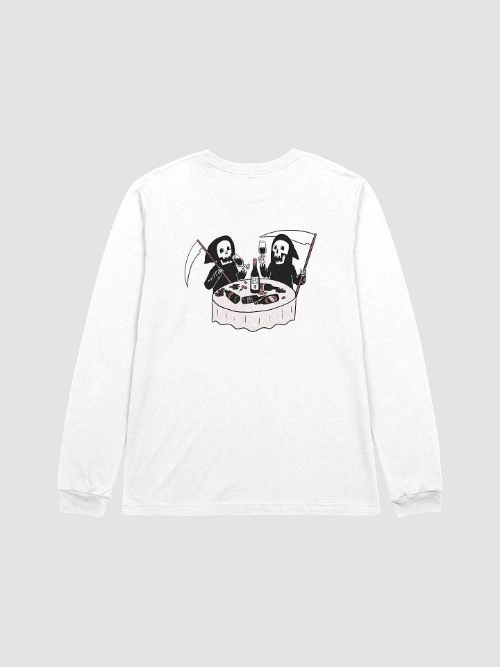 Glou-Glou Grim Reapers White Long Sleeve T-Shirt product image (1)