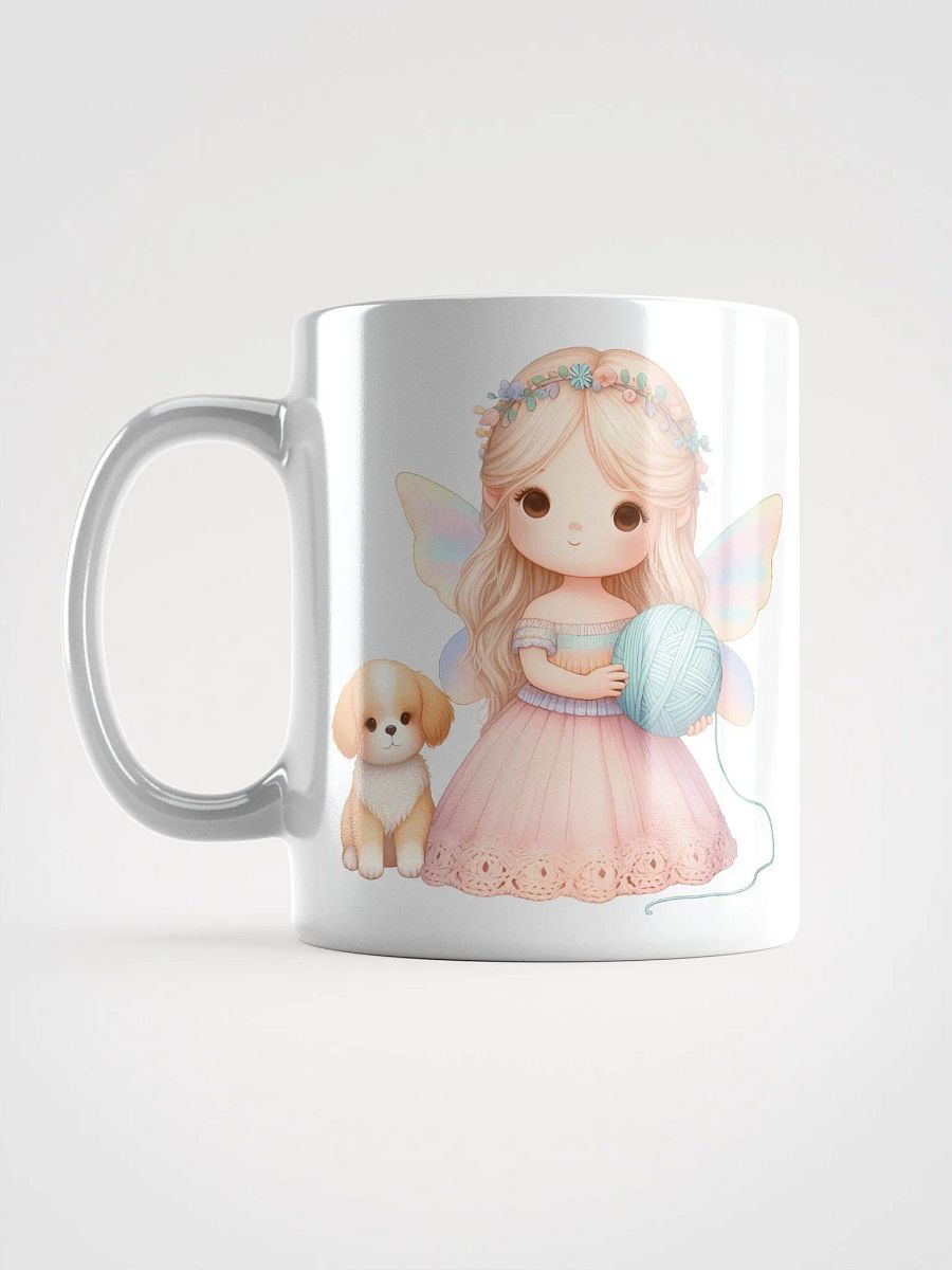 Yarn and Dogs Lover Mug 11oz 15oz Mug Cup for Yarn Lover Crochet Addict Knitting Lover product image (6)