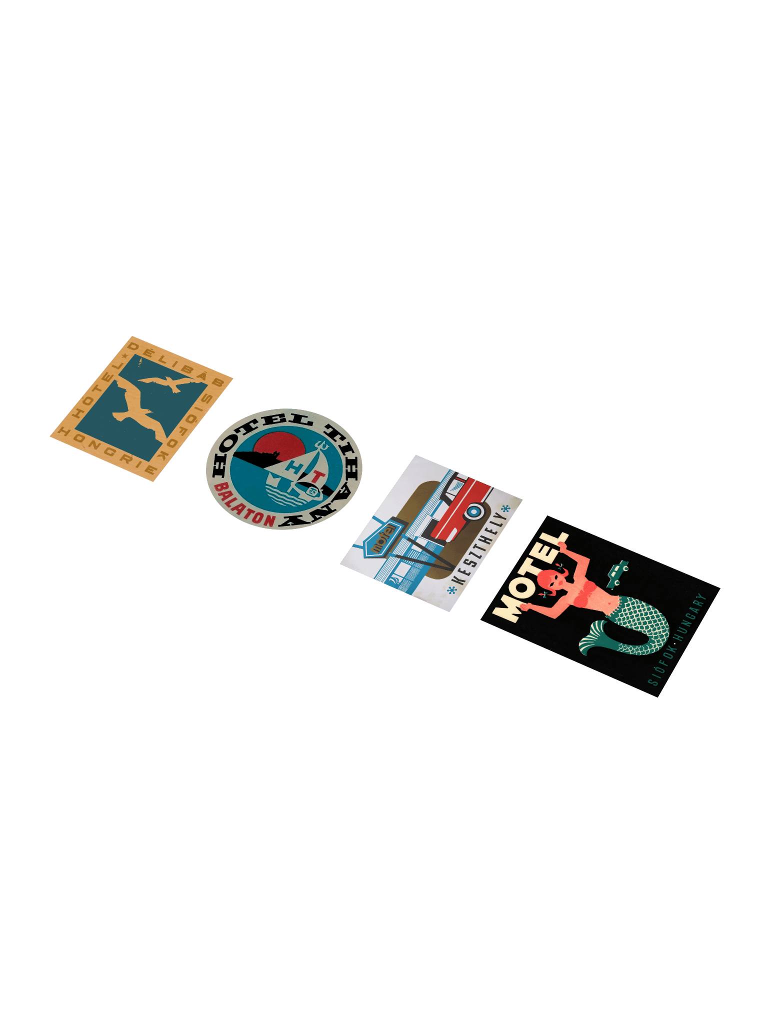 Lake Balaton Hotel Stickers product image (1)