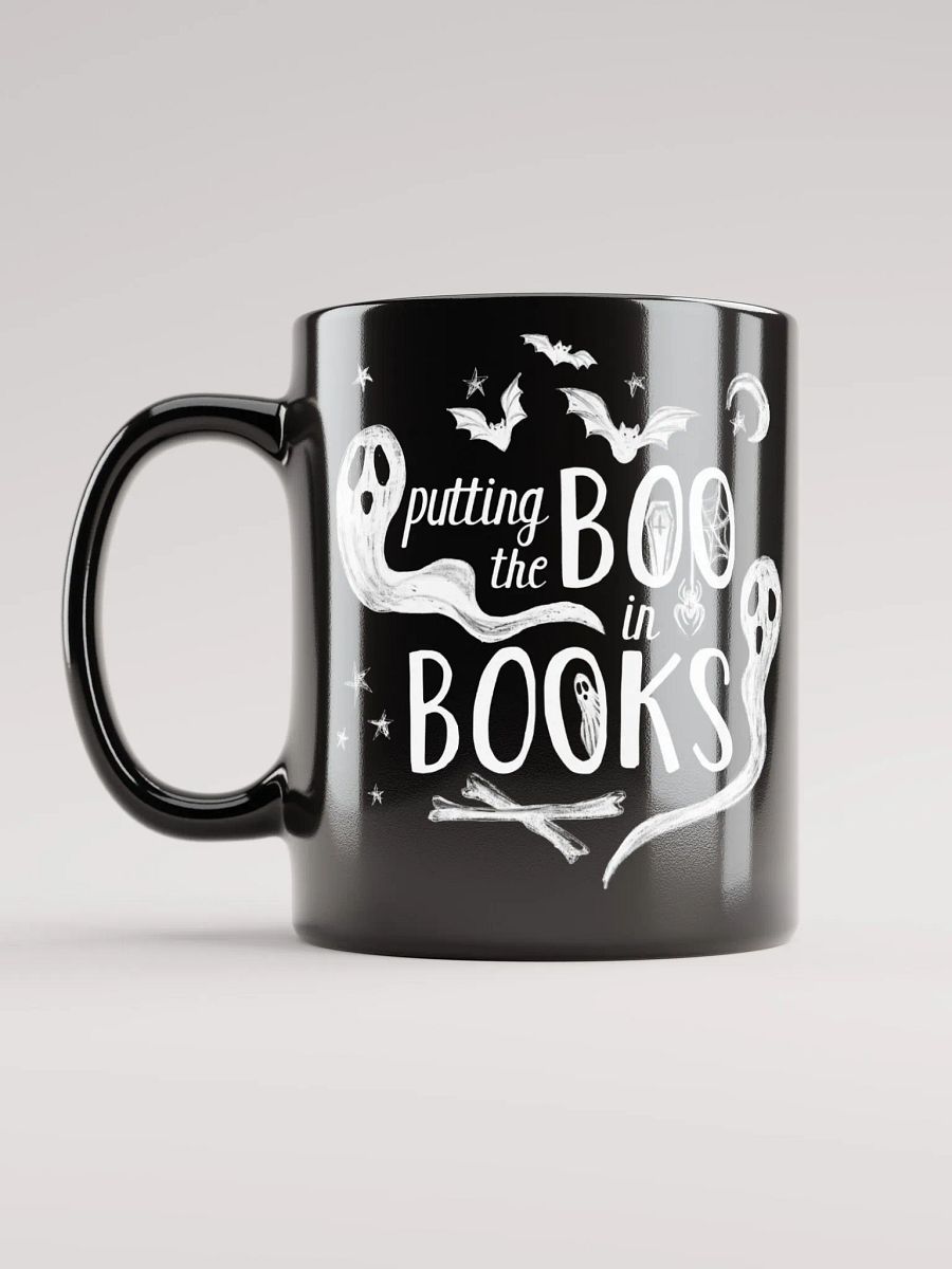 Putting the Boo in Books mug (All Black) product image (1)