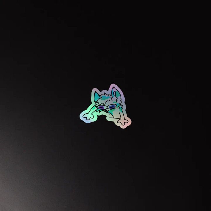 Fisk At My Limit Holographic Sticker product image (4)