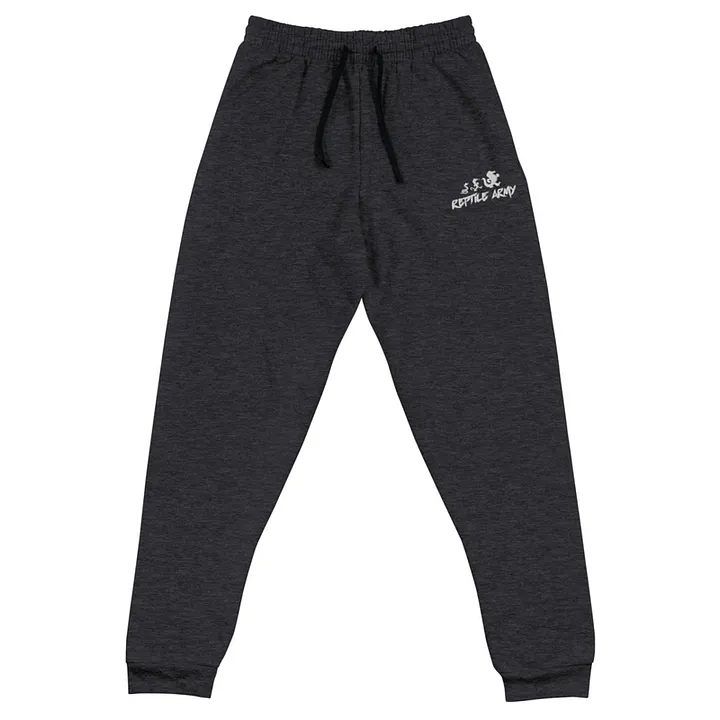 Reptile Army Embroidered Black Joggers product image (1)