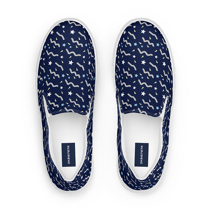 Starry Night Sky Women's Slip-On Shoes product image (1)