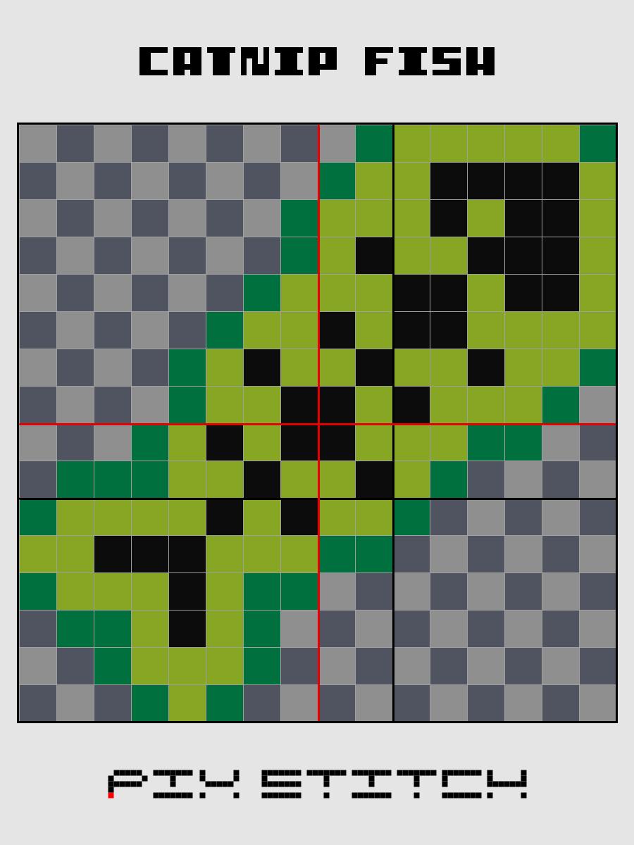 Catnip Fish Pixel Art product image (2)