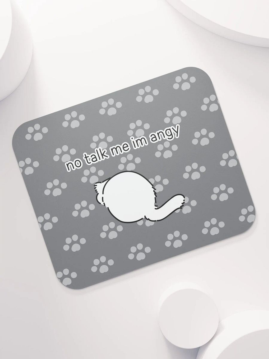 No Talk Manul Angy - Mousepad product image (7)