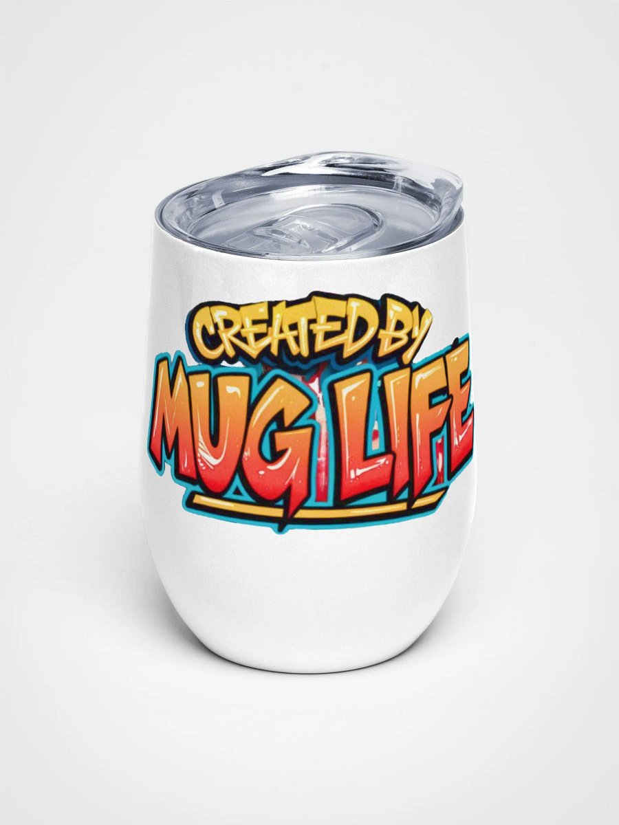 12oz Stainless Steel Wine Tumbler with Lid product image (1)