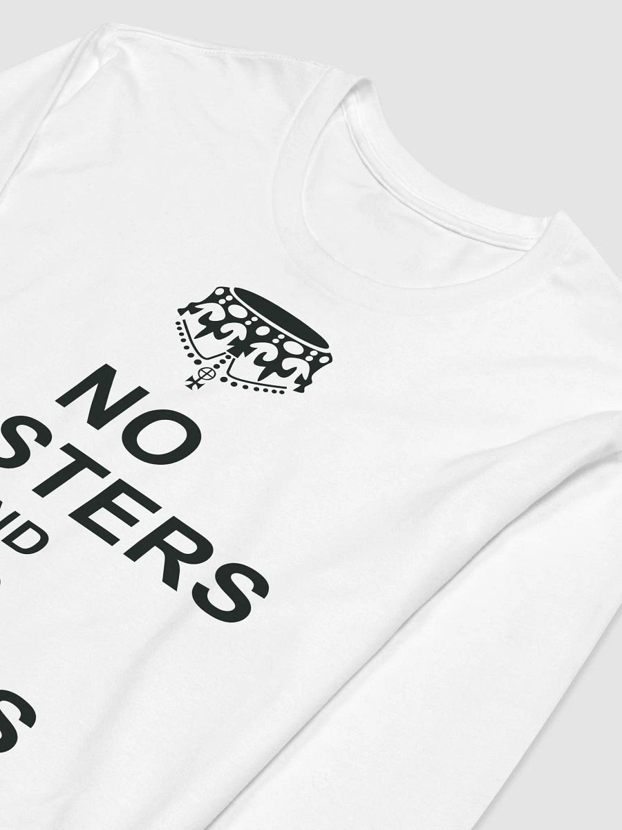 No Masters No Slaves White Long product image (3)