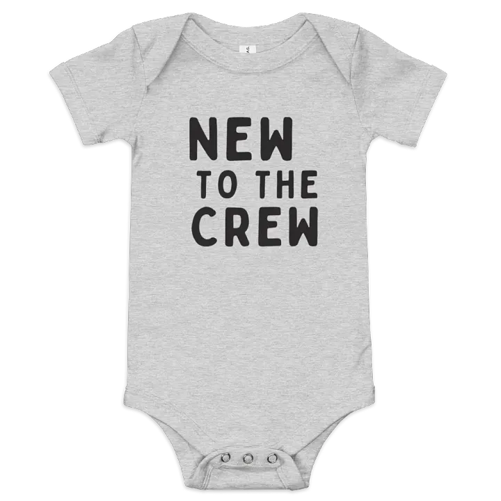 NEW TO THE CREW Baby Short Sleeve Onesie product image (1)