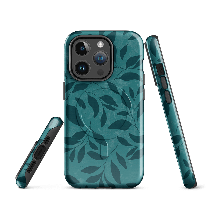 Midnight Foliage Green MagSafe Tough Case for iPhone product image (2)