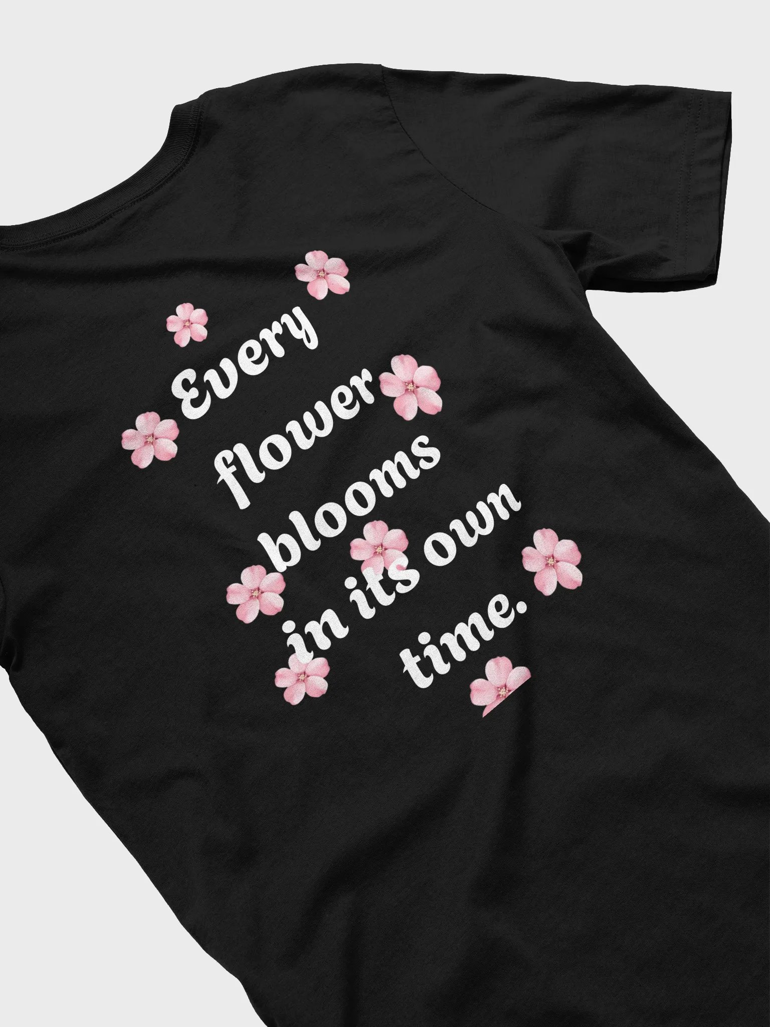 I am a Blooming Believer T-Shirt (Black/White) product image (4)