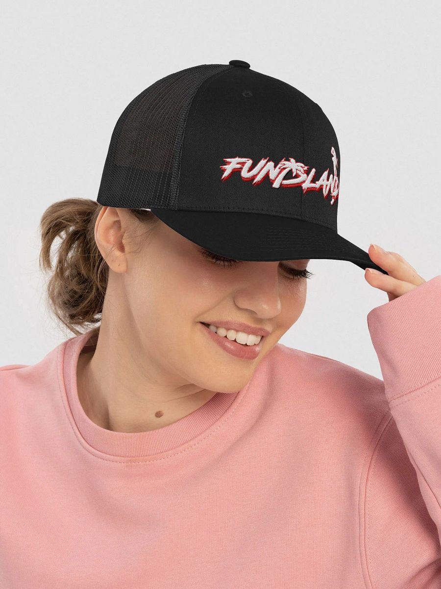 Embroidered Trucker Snapback Hat product image (29)