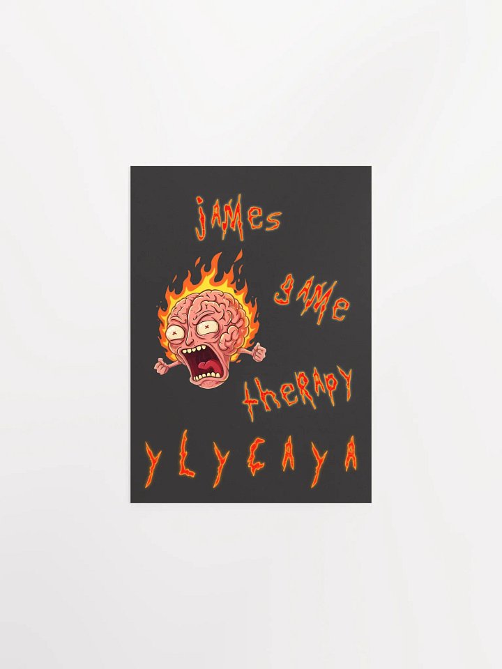 Flaming Brain Poster product image (2)