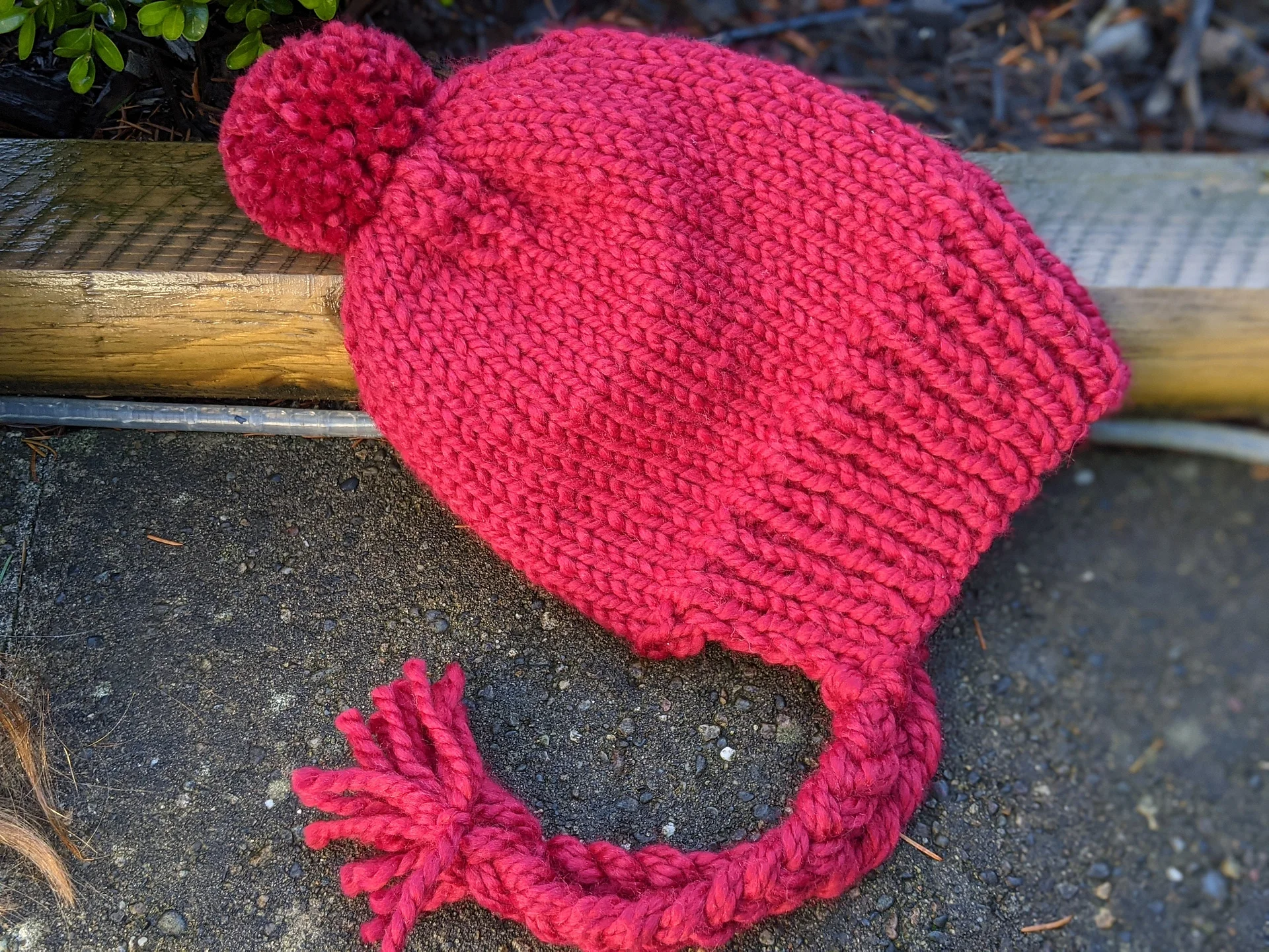 Red Riding Hood Knit Hat Pattern product image (7)