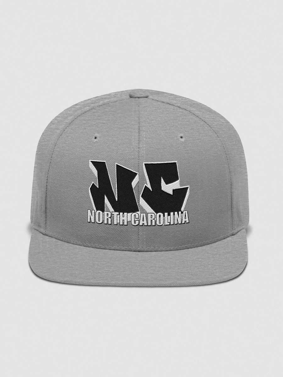 NORTH CAROLINA, NC, Graffiti, Yupoong Wool Blend Snapback Hat product image (1)