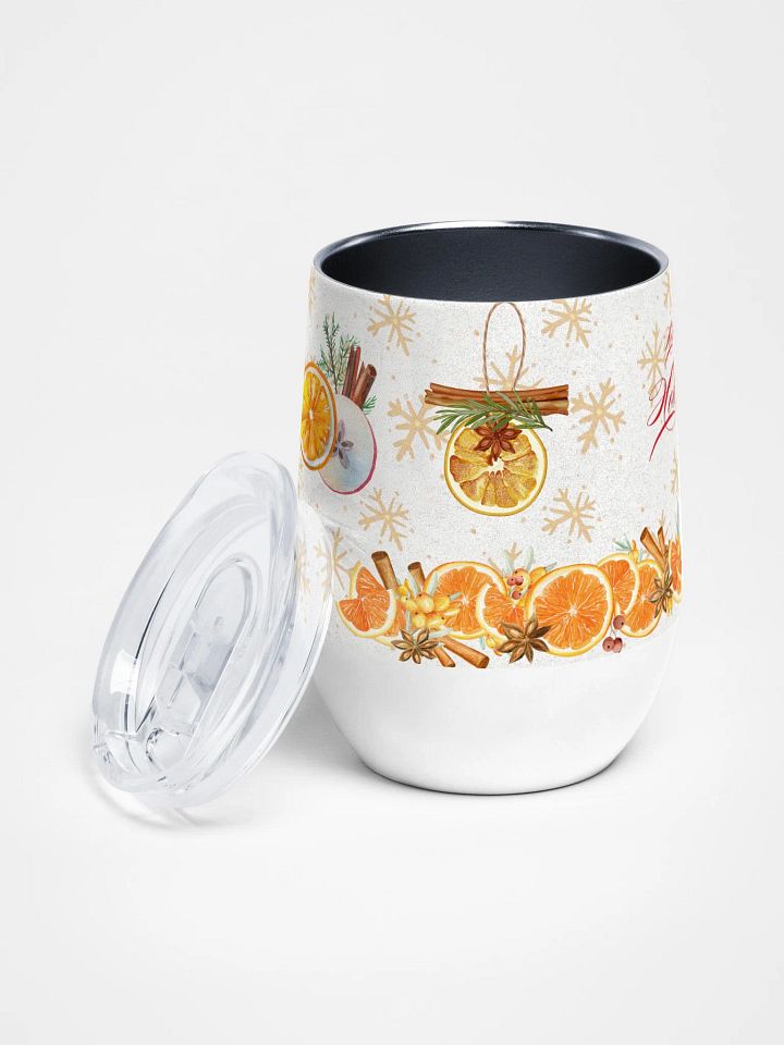 Holiday Spice Wine Tumbler gift for moms dads friends colleagues product image (2)