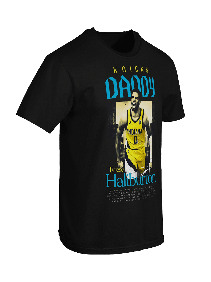 Tyrese Haliburton 2025 East Finals T-Shirt – Pacers vs Knicks Basketball Tribute Tee Classic T-Shirt product image (7)