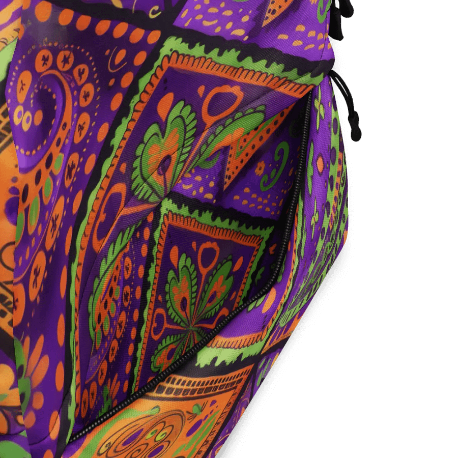 Vivid Mosaic Dreams Backpack product image (8)